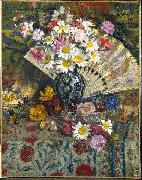 Georges Lemmen Still Life with Fan oil painting artist